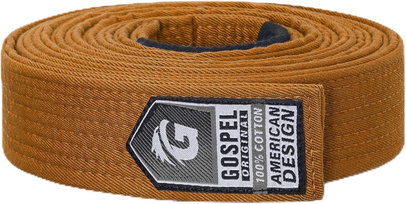 Gospel حزام BJJ من سلسلة فينتاج للرجال والنساء | حزام جيو جيتسو برازيلي بألوان فينتاج - Image 1